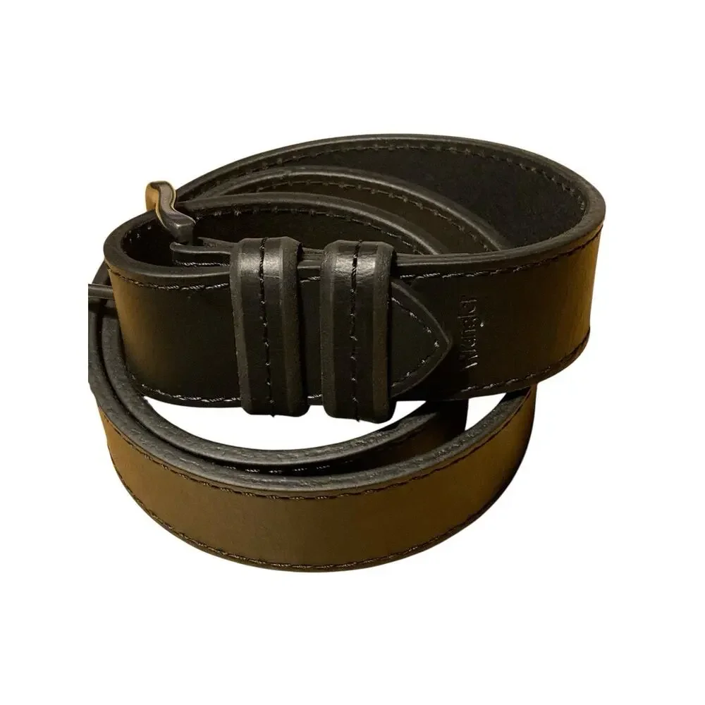 Wrangler Black Genuine Leather Work Belt - Men's Size 38‎